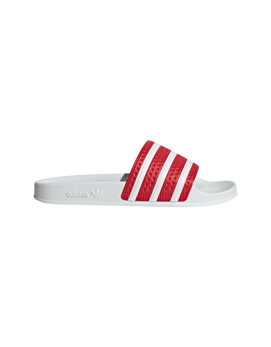 Men's adidas Originals Adilette Slide Sandals in Red