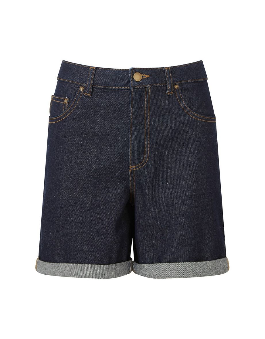 Wombat Womens/Ladies Denim Shorts - Indigo