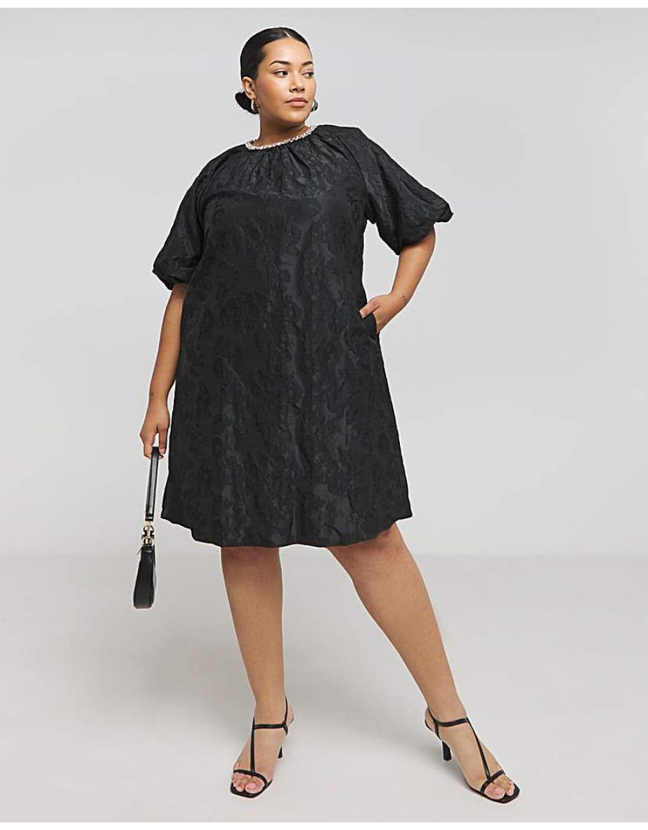 Joanna Hope Jacquard Shift Dress