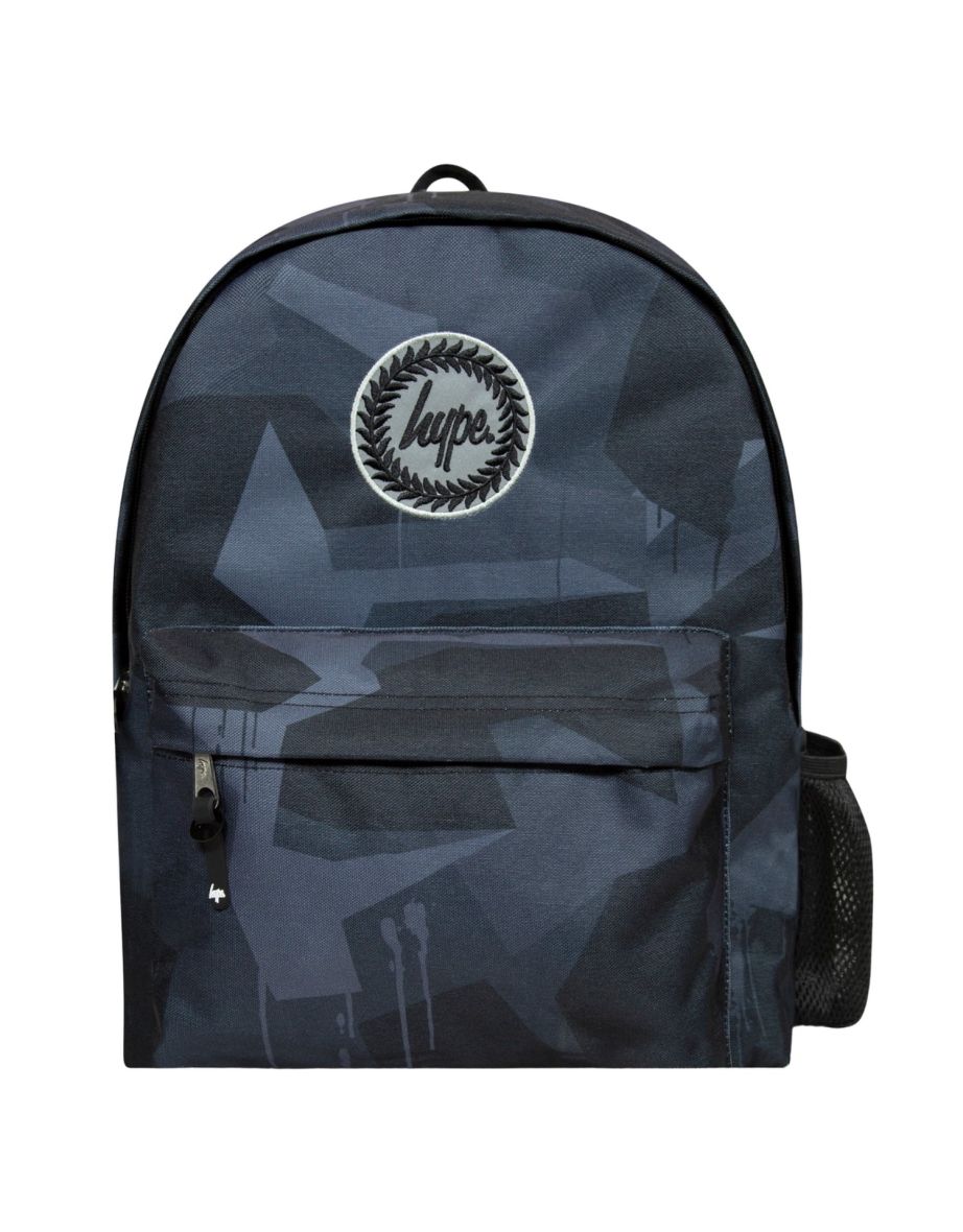 Hype Childrens/Kids Geo Camo Backpack - Black