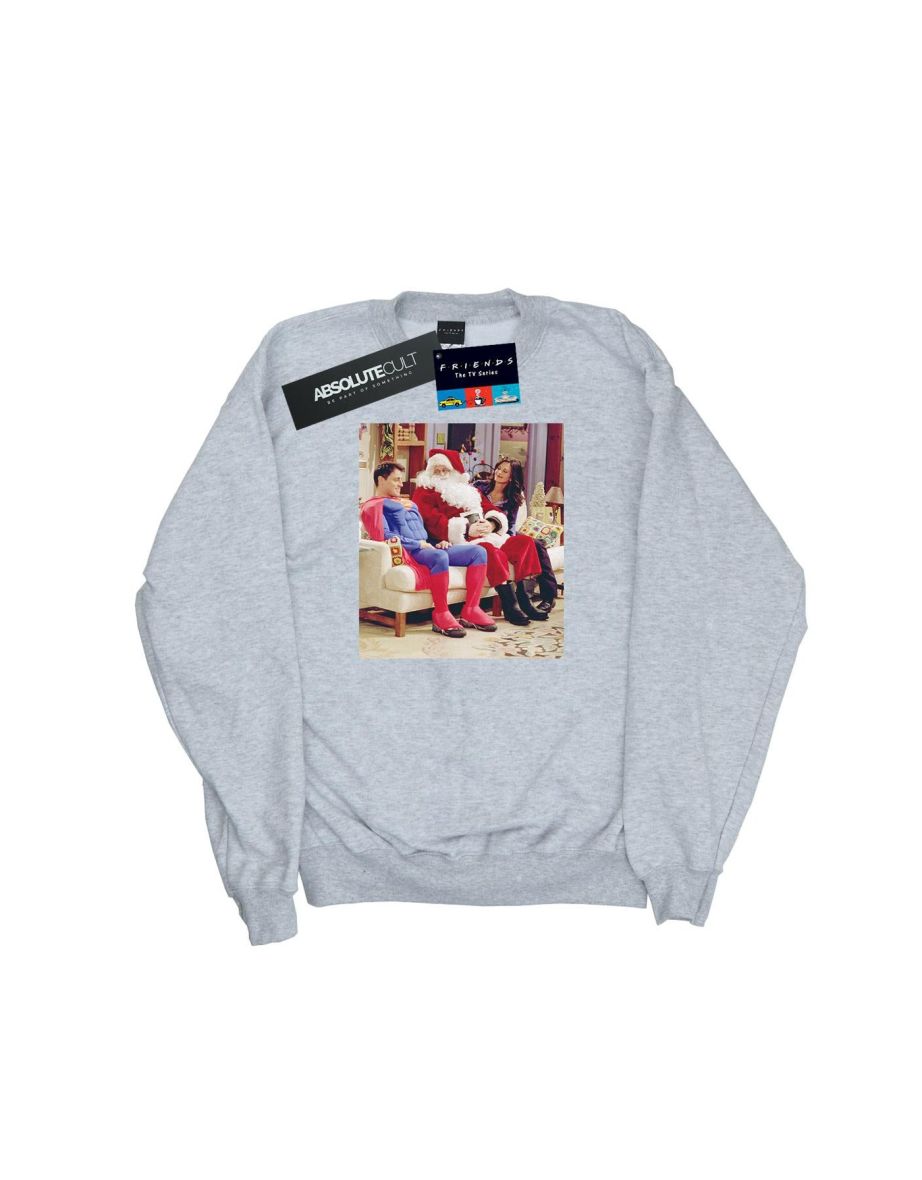 Friends Boys Couch Santa Sweatshirt - Sports Grey