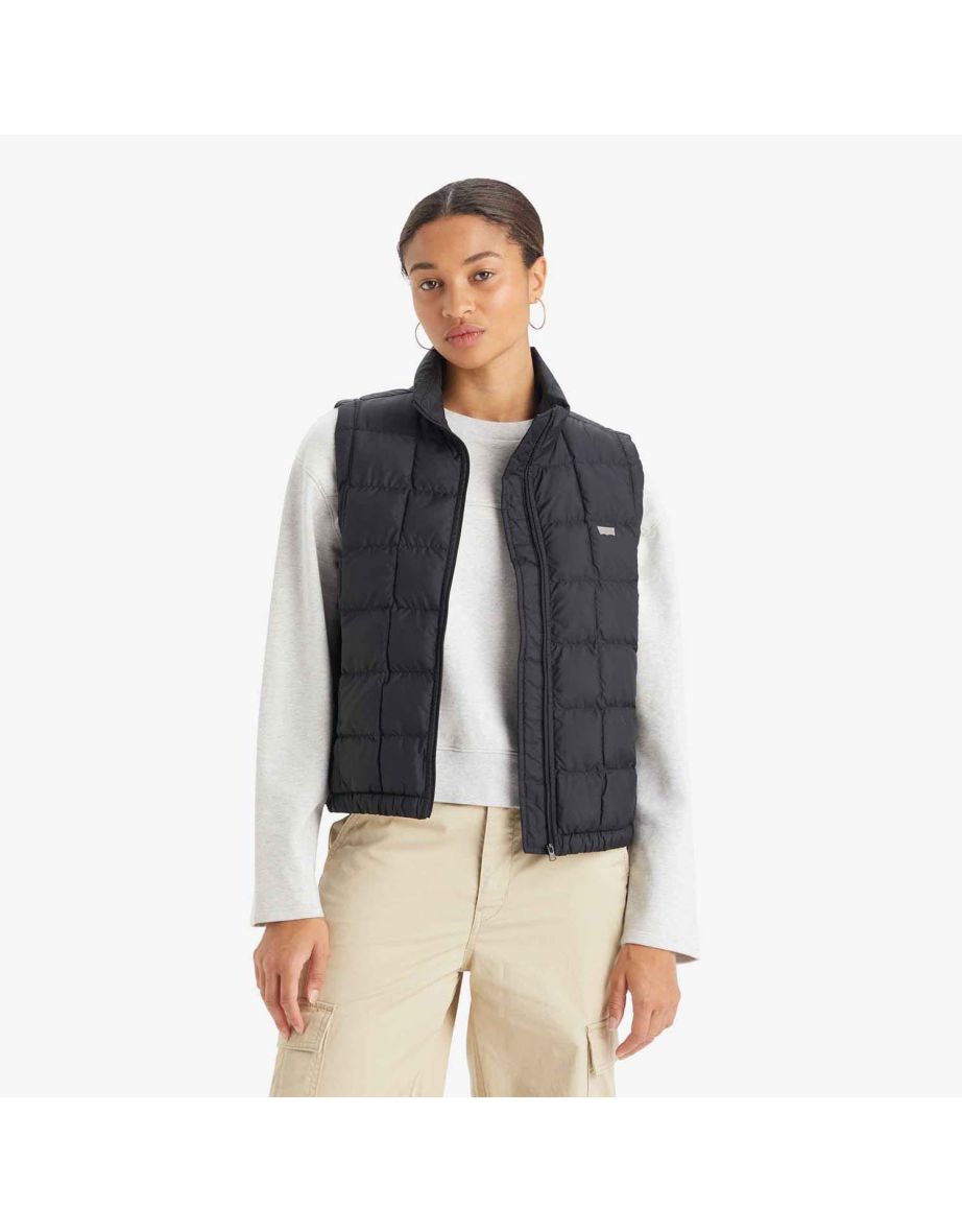 Women's Levis Briar Puffer Gilet in Black