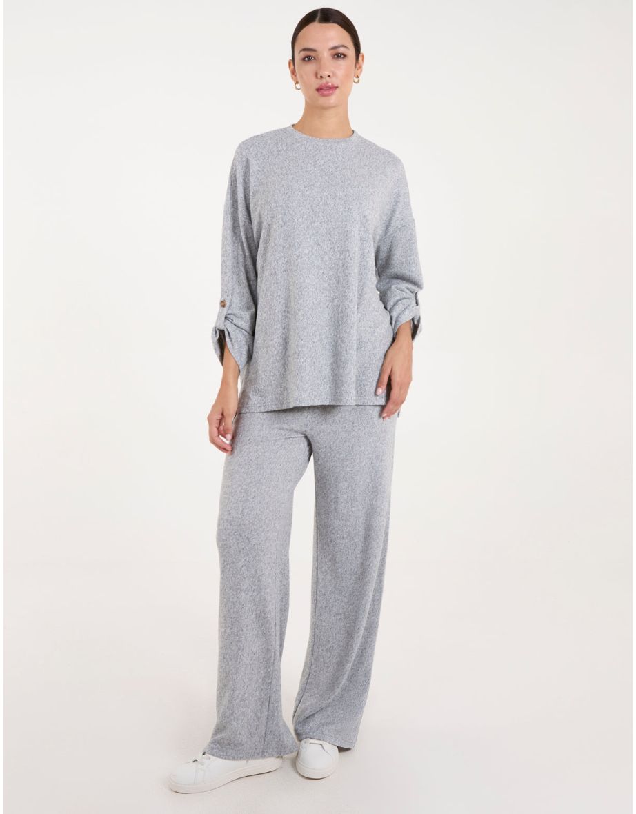 Oversized Wide Leg Loungewear Set