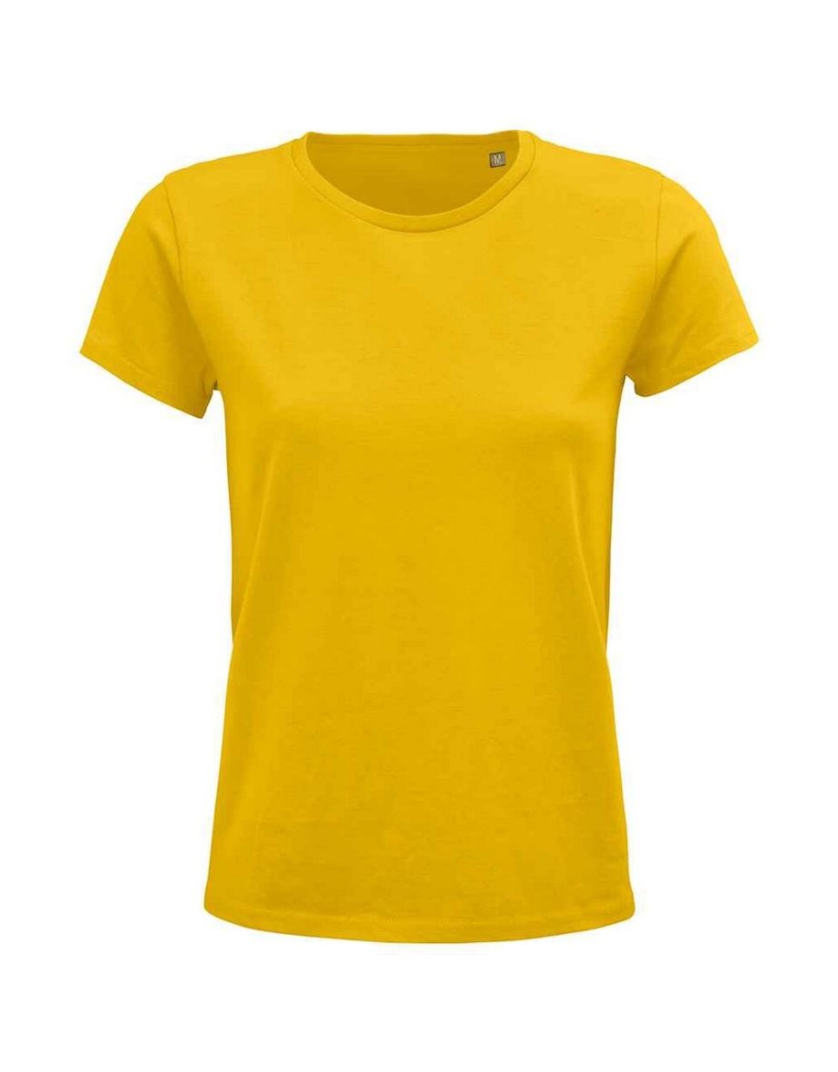 SOLS Womens/Ladies Crusader Organic T-Shirt - Gold