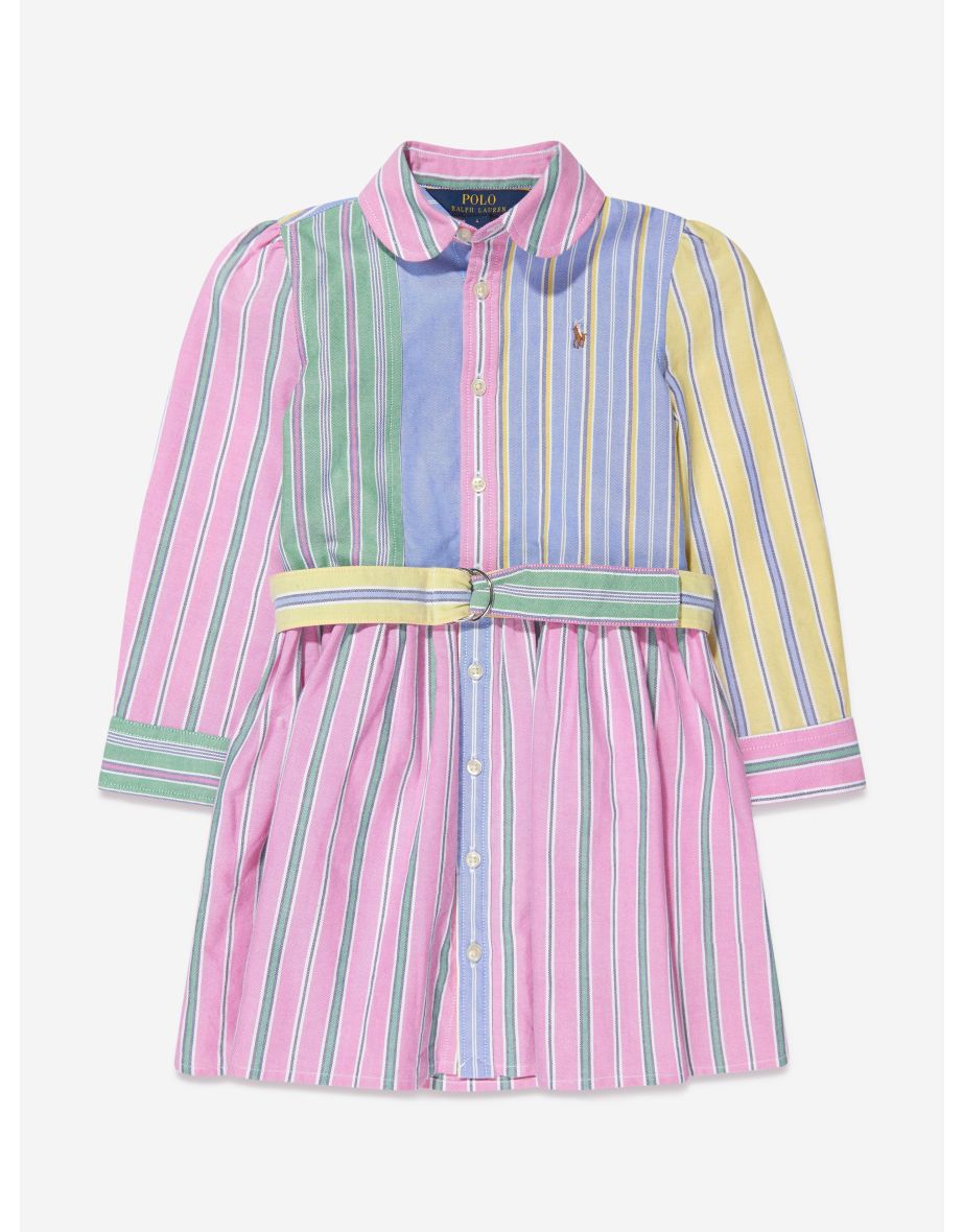 Ladies striped shirt sales dress