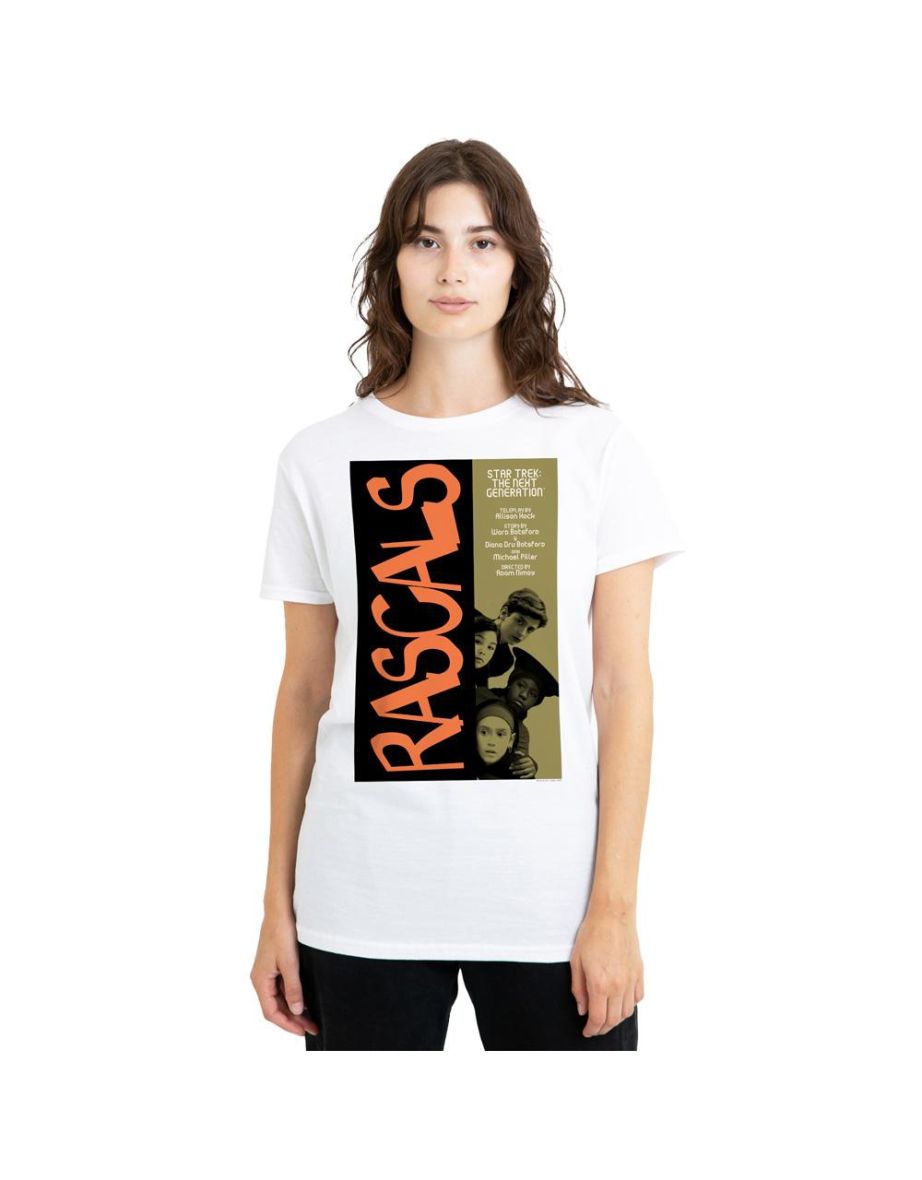 Star Trek Unisex Adult The Next Generation Season 6 Episode 7 T-Shirt - White