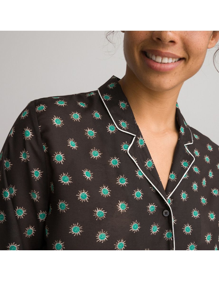 Recycled Printed Grandad Pyjamas - 3