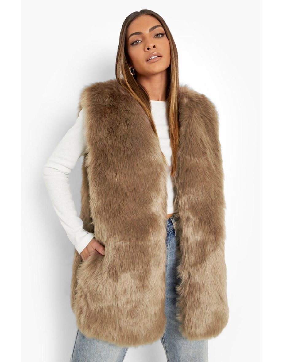 Karen Millen Fur Gilet Clearance Price