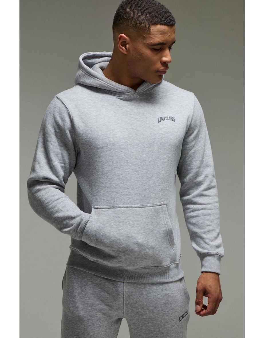 Man Active Limitless Regular Fit Tracksuit - grey marl - 2