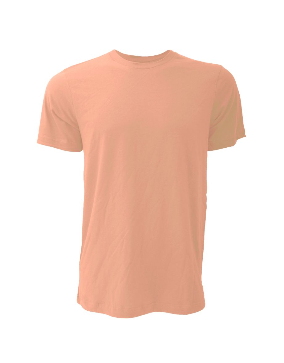 Canvas  Jersey Crew Neck T-Shirt / Mens Short Sleeve T-Shirt - Sunset