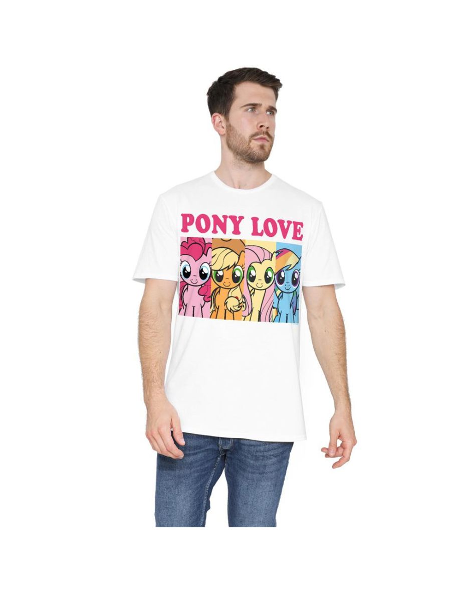 My Little Pony Mens Pony Love T-Shirt - White