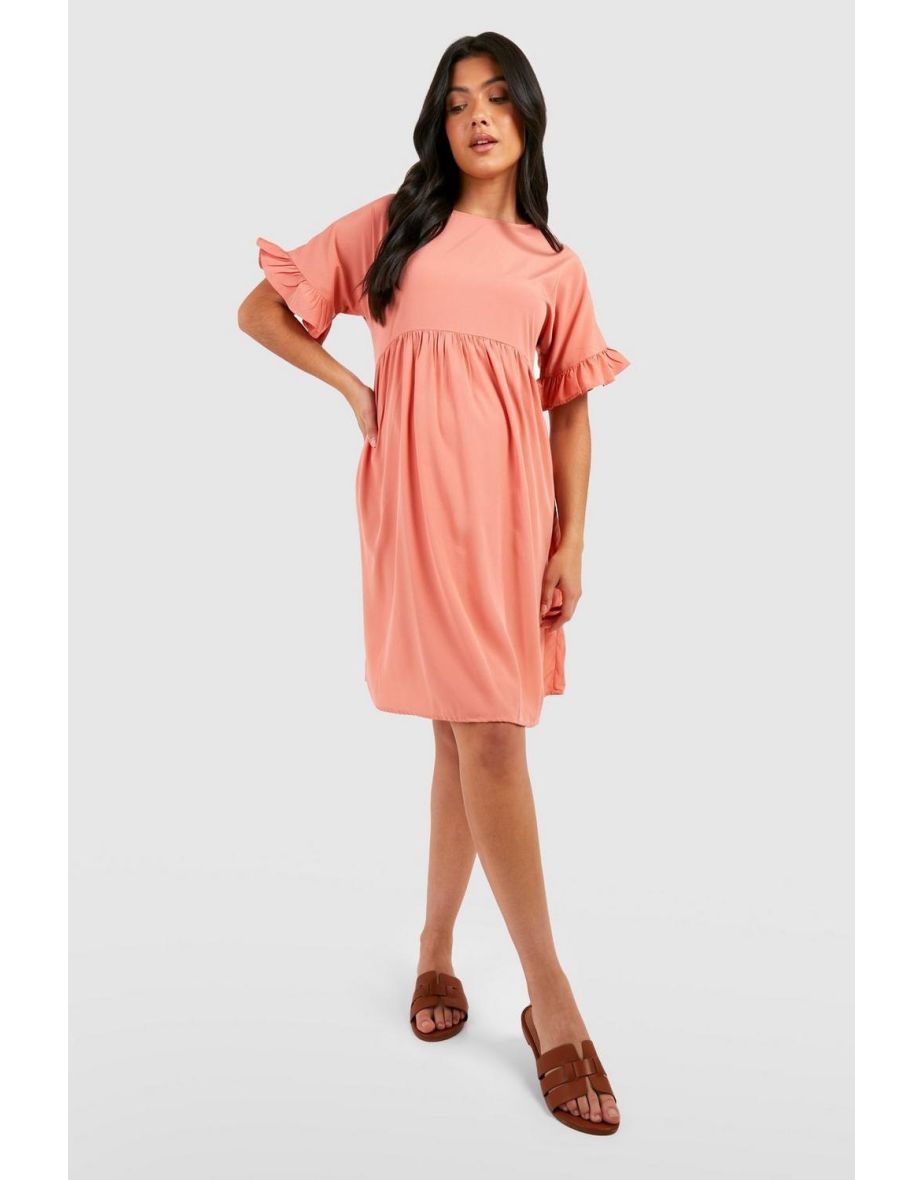 Dusky pink maternity dress best sale