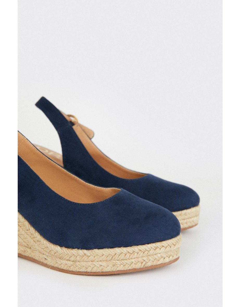 Wide Fit Riya Slingback Wedges - 3