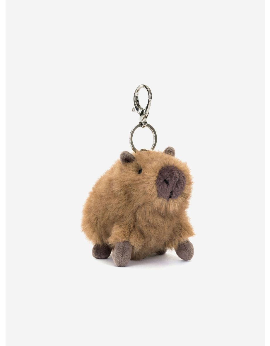 Clyde Capybara Bag Charm in Brown (14cm)