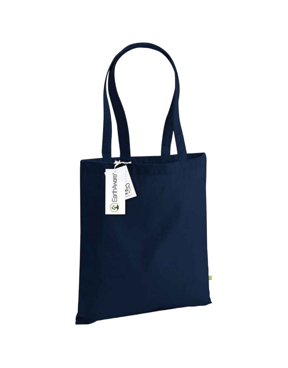 Westford Mill EarthAware Organic Bag For Life Tote Bag - French Navy