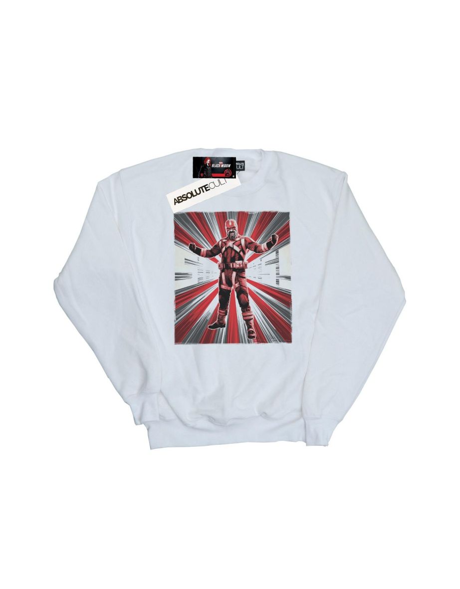 Marvel Boys Black Widow Movie Red Sparrow Fits Sweatshirt - White - 1