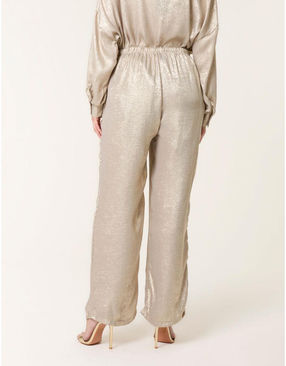 Shimmer Wide Leg Trouser - 2