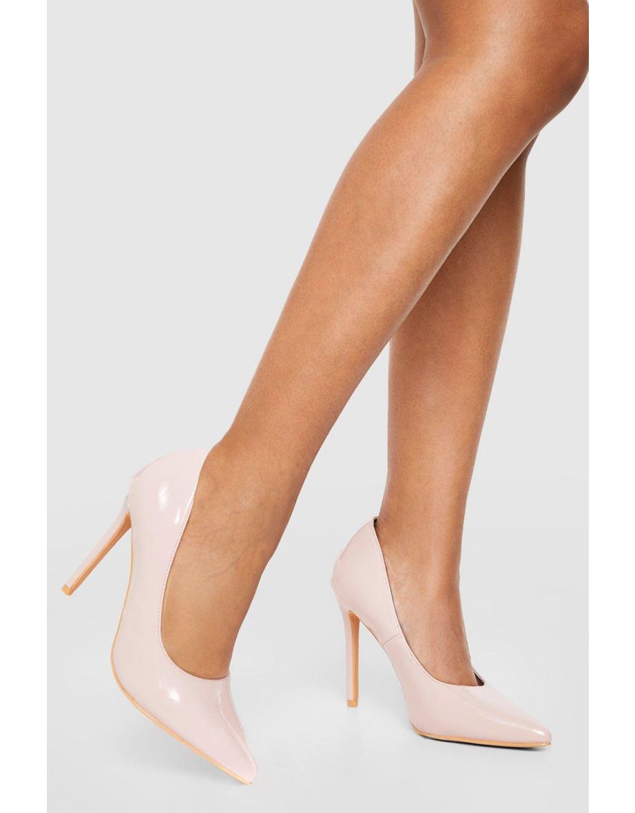 Wide fit sale stiletto court shoes