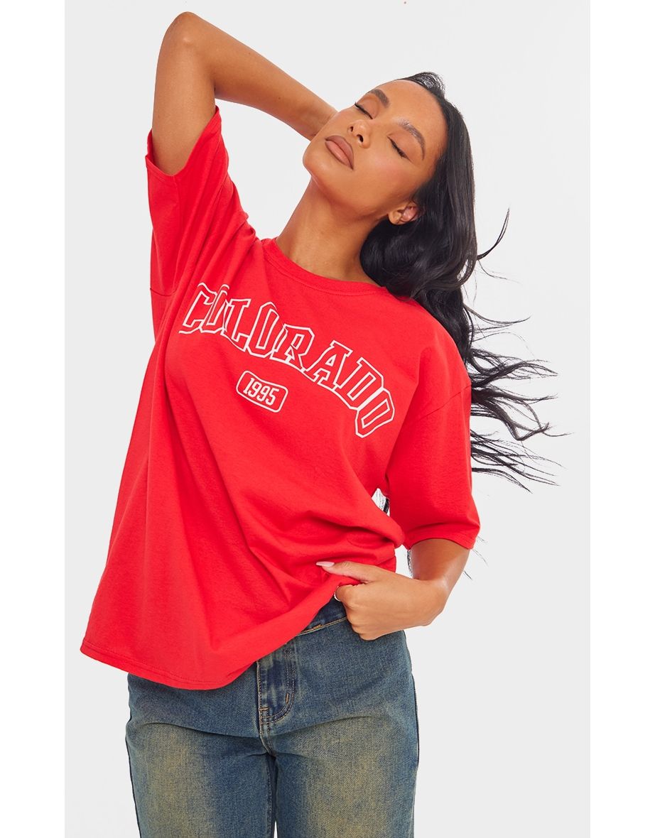 Red Colorado 1995 Print T Shirt