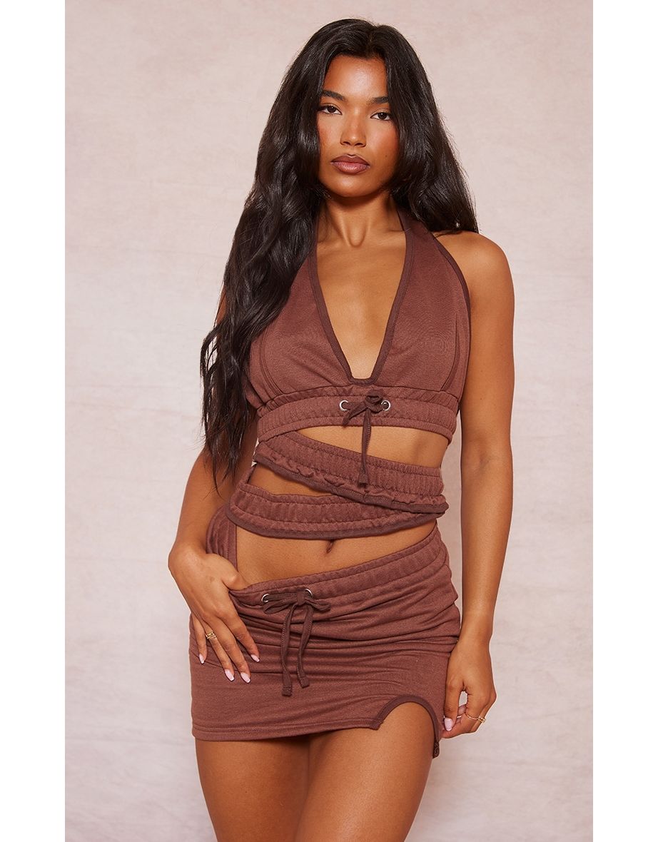 Elastic discount bodycon dress