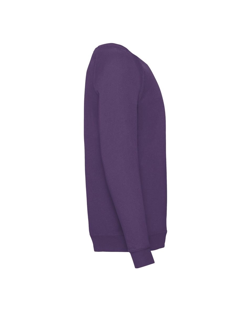 Fruit of the Loom Childrens/Kids Classic Raglan Sweatshirt - Purple - 2