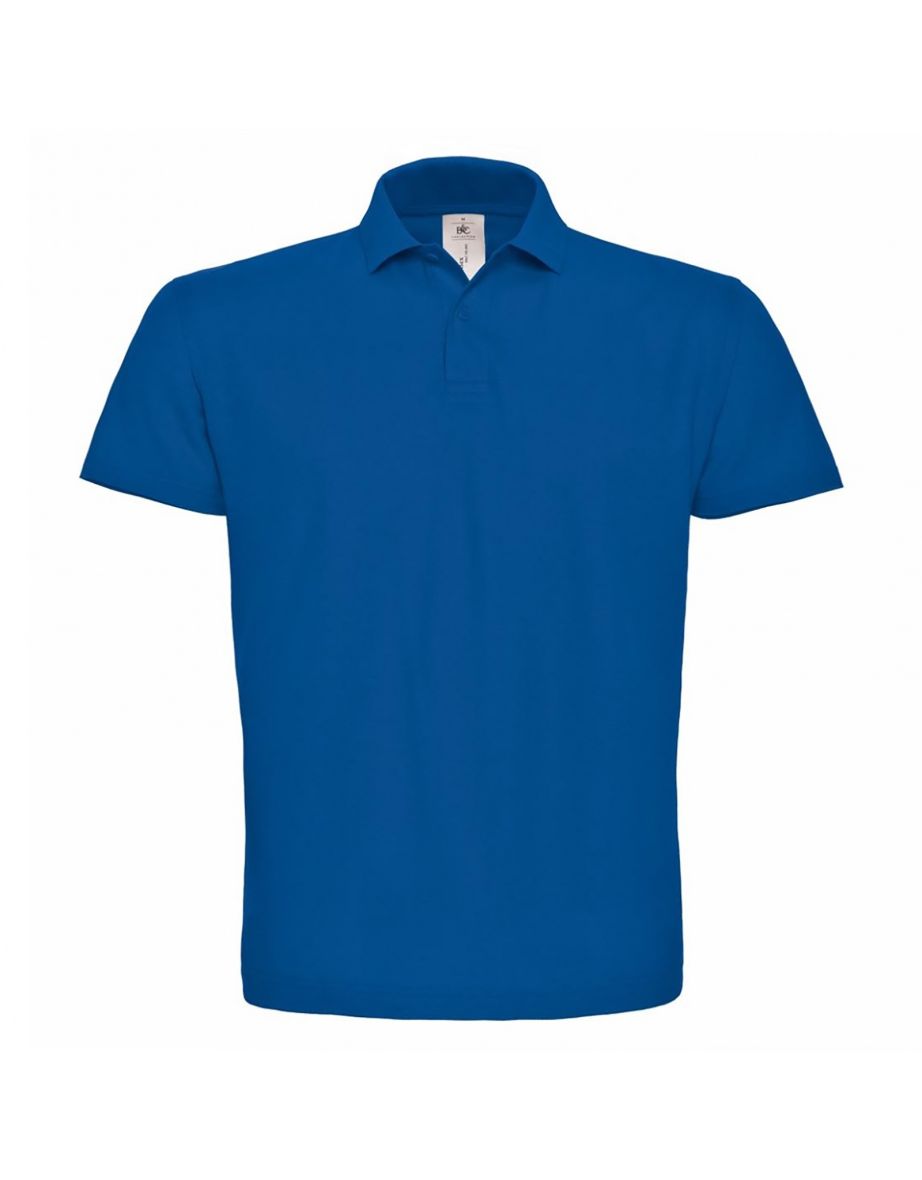 B&C ID.001 Mens Short Sleeve Polo Shirt - Royal