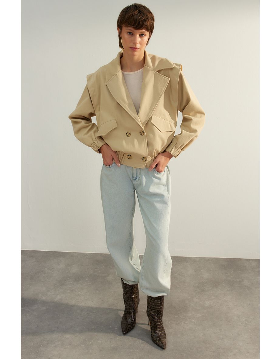 DOUBLE WAIST PANTS LIMITED EDITION - Beige