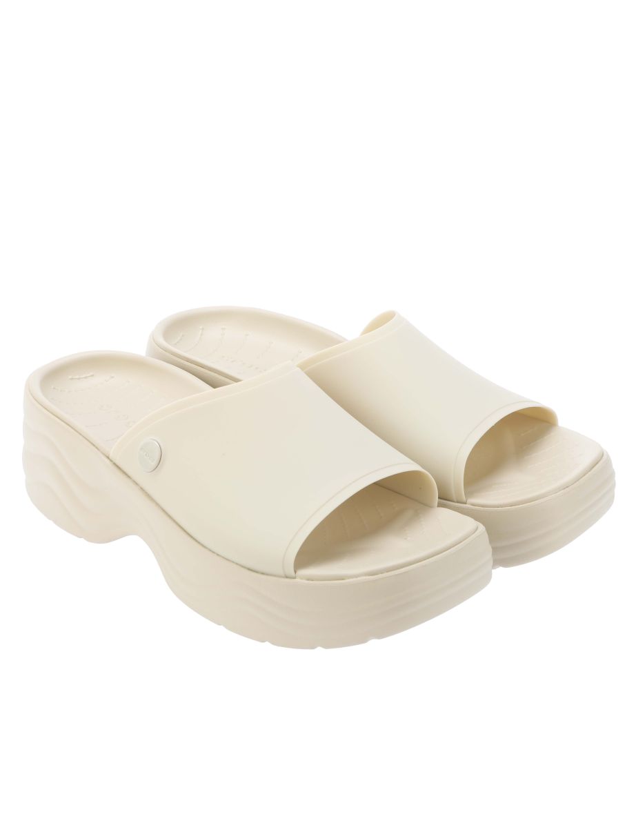 Women's Crocs Skyline Sliders in White