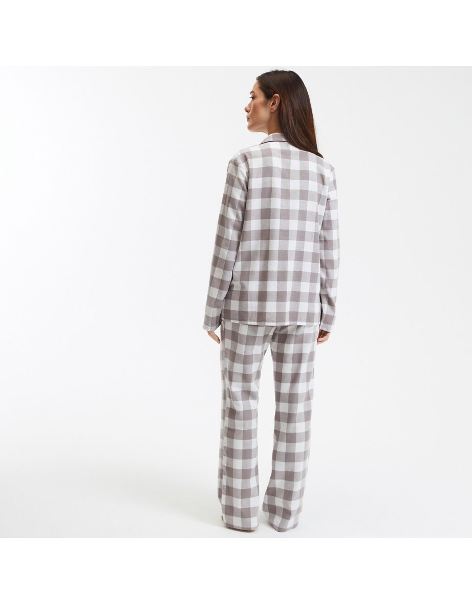 Checked Cotton Pyjamas - 3