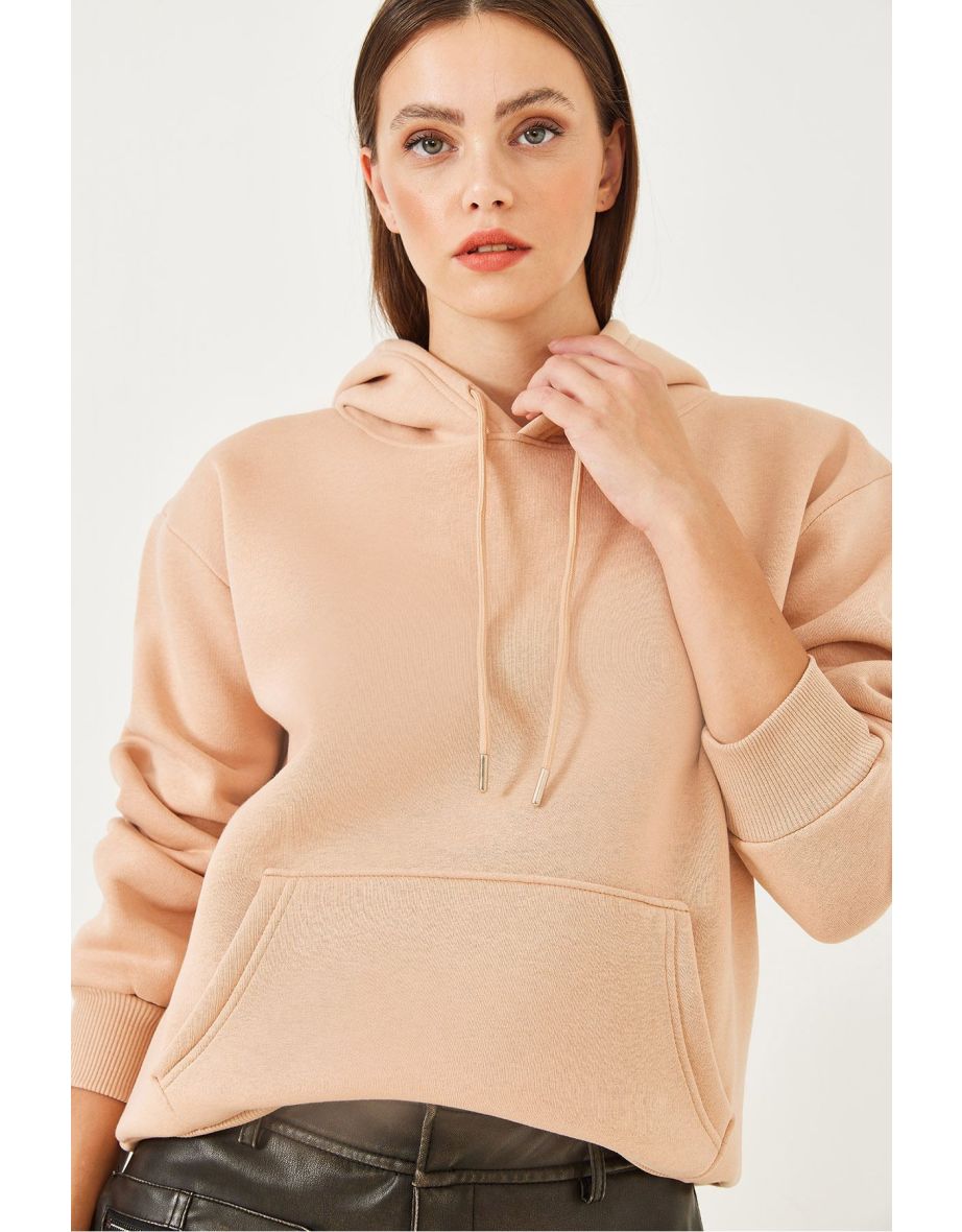 Women's Kangaroo Pocket Hoodie - 6