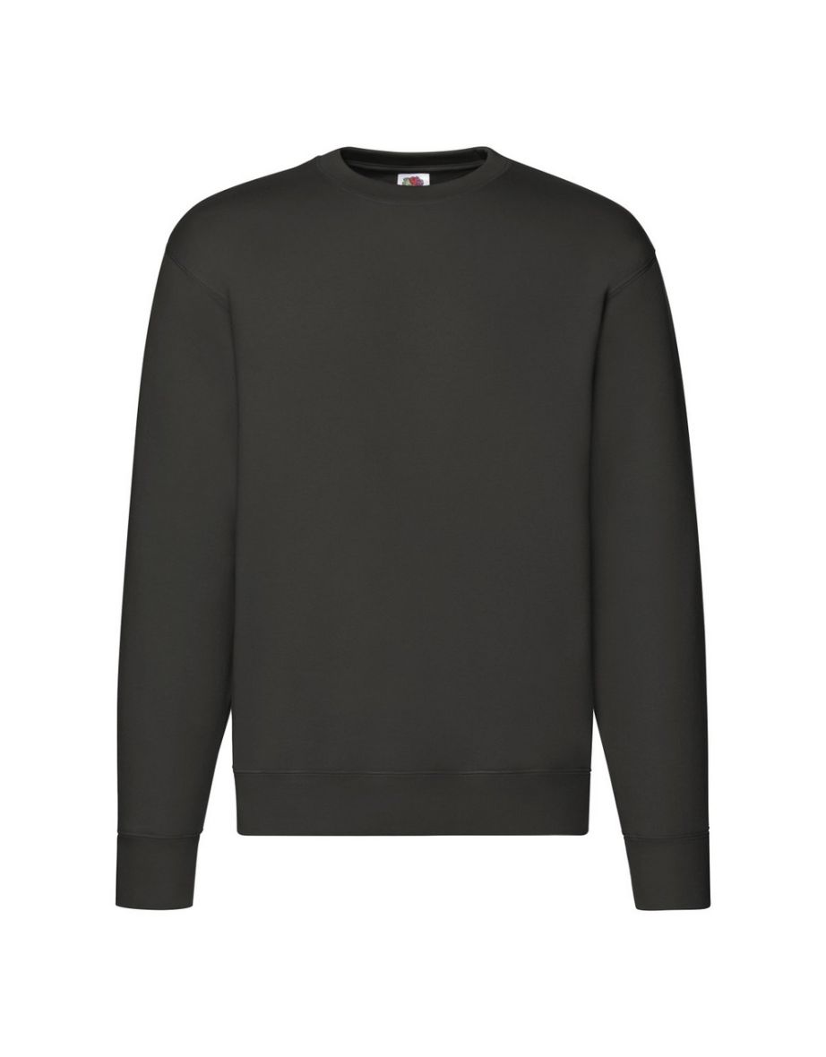 Fruit of the Loom Mens Premium Set-in Sweatshirt - Charcoal