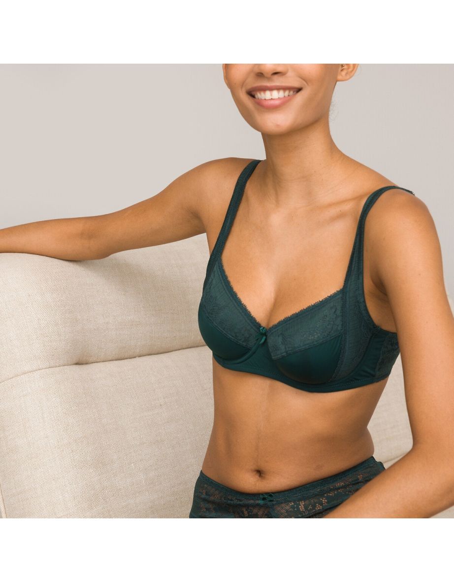 Ebony Full Cup Bra in Lace - 3