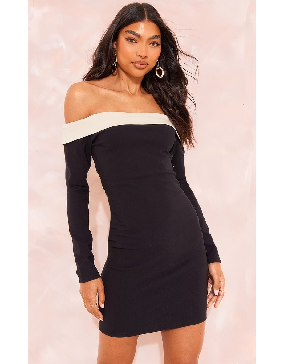 Tall black outlet bodycon dress