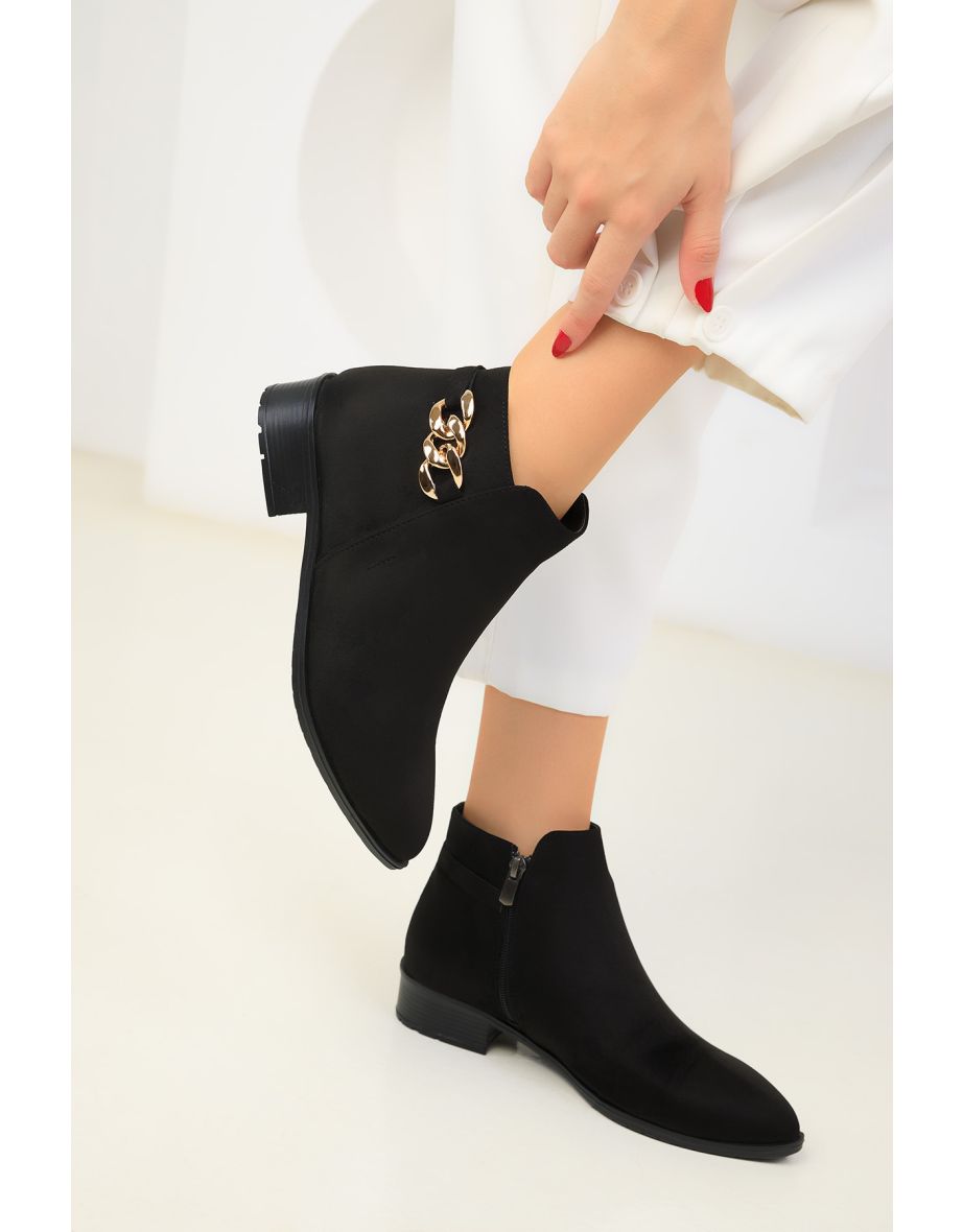 Black Suede Women's Boots & Booties