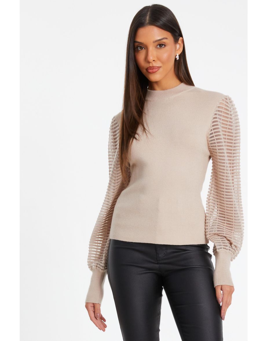 Stone High Neck Jumper