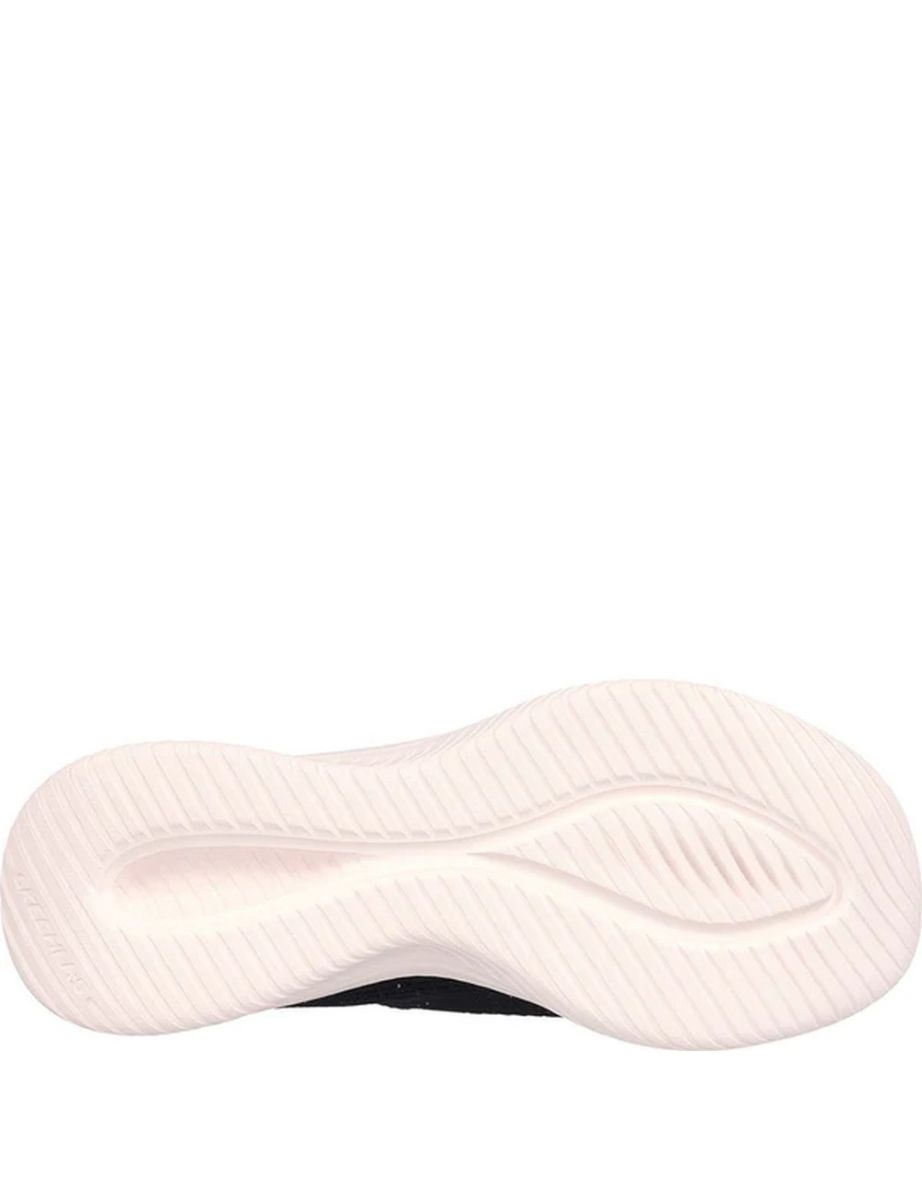Skechers Womens/Ladies Ultra Flex 3.0 Trainers - Black/Rose Gold - 3