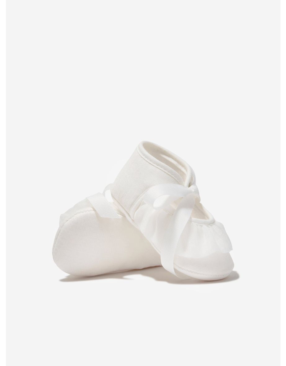 Paz Rodriguez Baby Girls Pre-Walker Shoes in Ivory - 4
