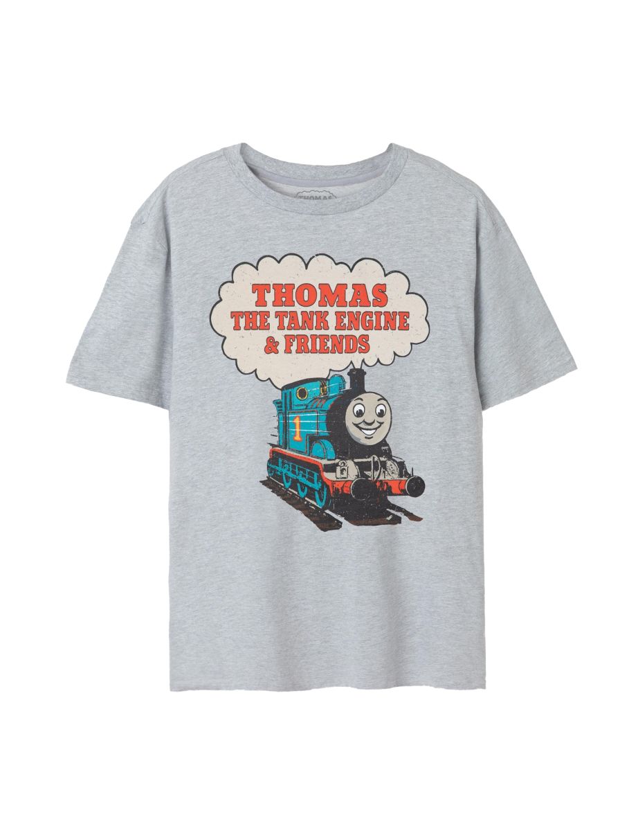 Thomas And Friends Mens Vintage T-Shirt - Grey Marl