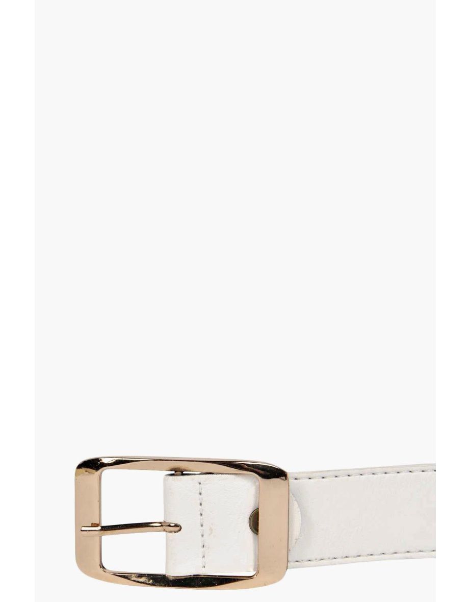 Chunky Boyfriend Belt - white - 2