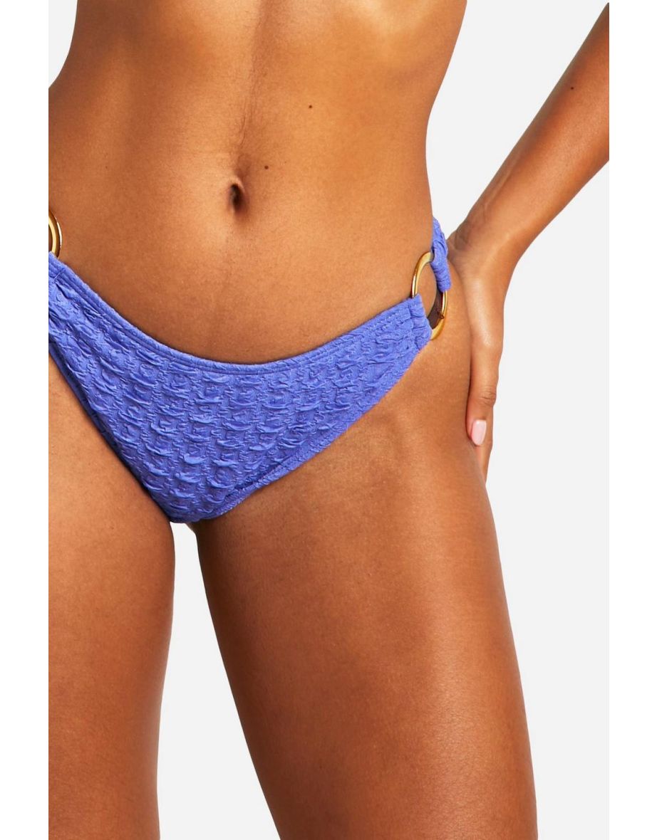 Textured O-rings Hipster Bikini Brief