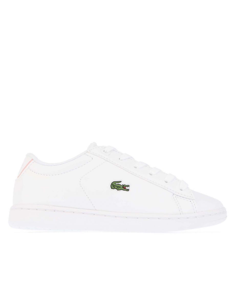 Girls lacoste trainers hot sale