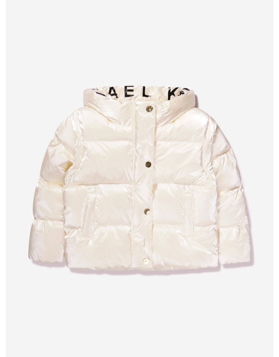 Girls cream jacket best sale