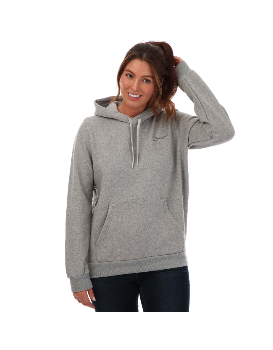 Women's Berghaus Logo Hoody in Grey