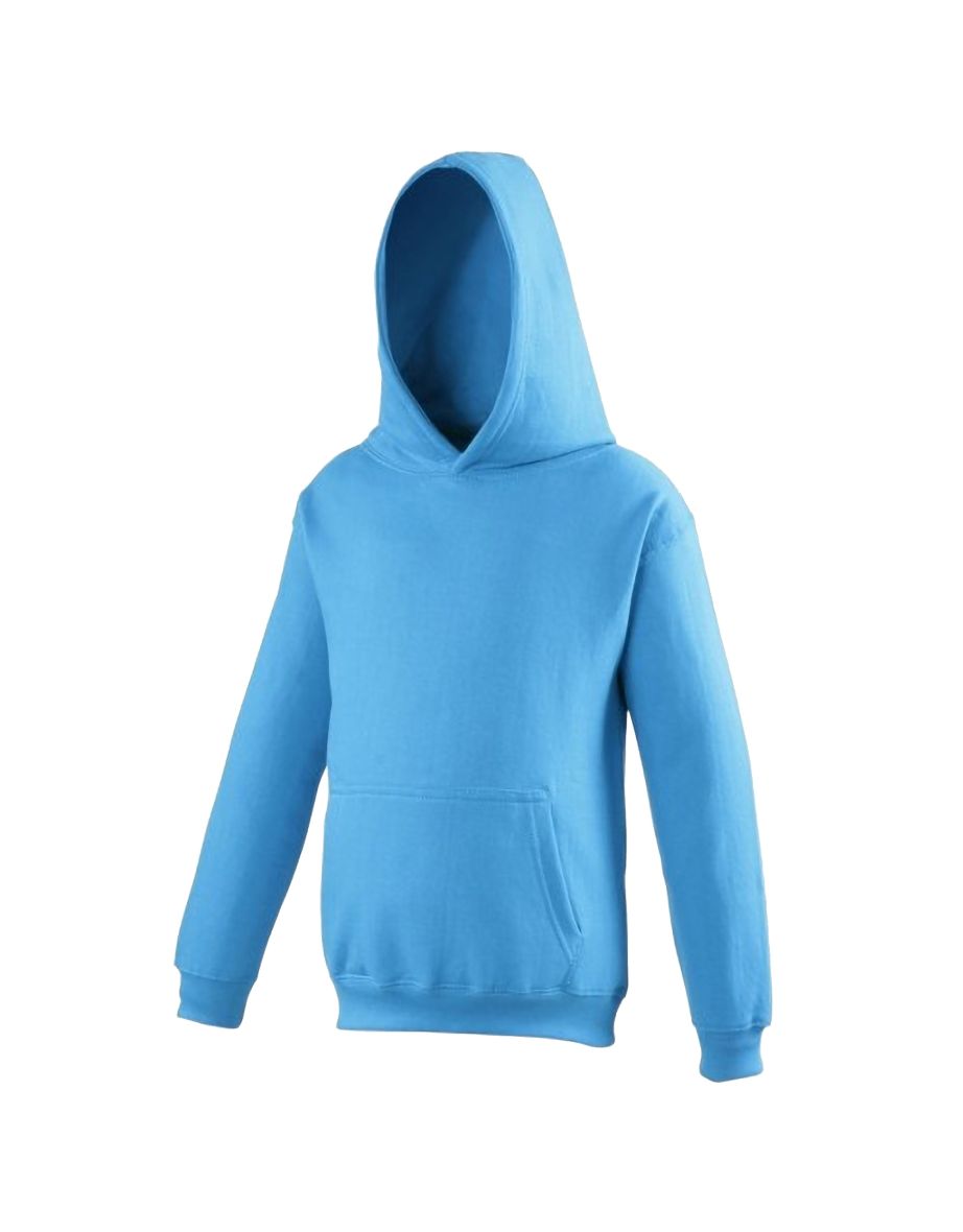 Awdis Kids Unisex Hooded Sweatshirt / Hoodie / Schoolwear - Sapphire Blue