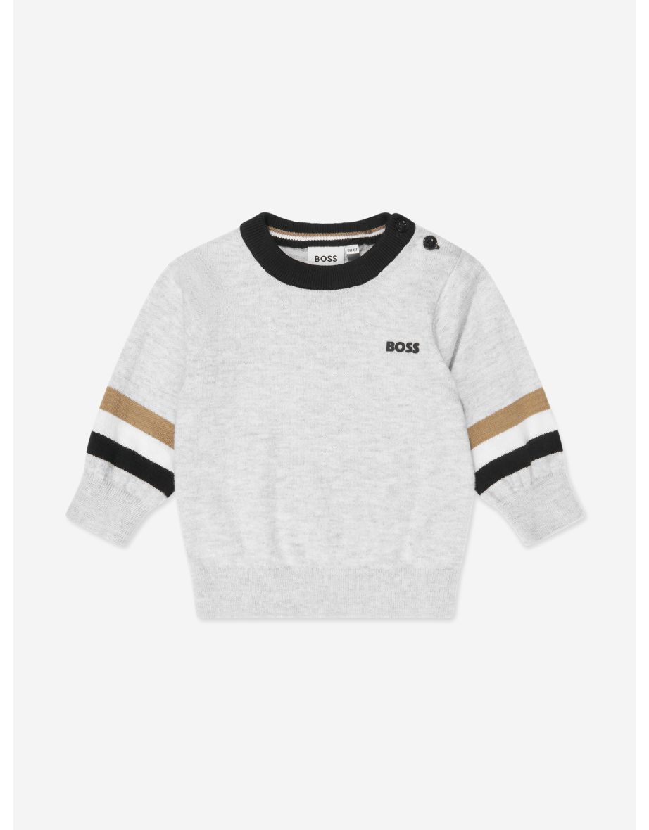 Boys hugo boss jumper outlet