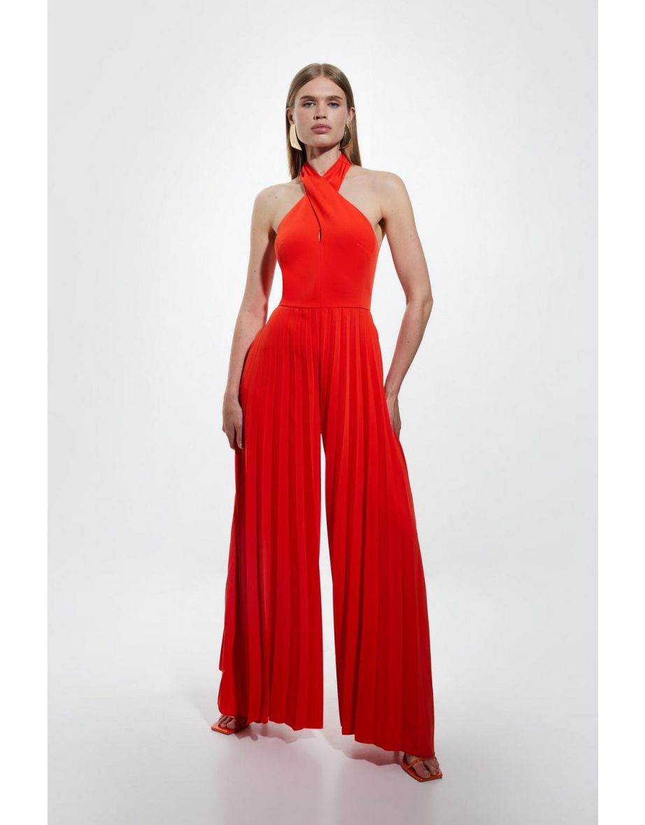 Karen millen open back jumpsuit cheap