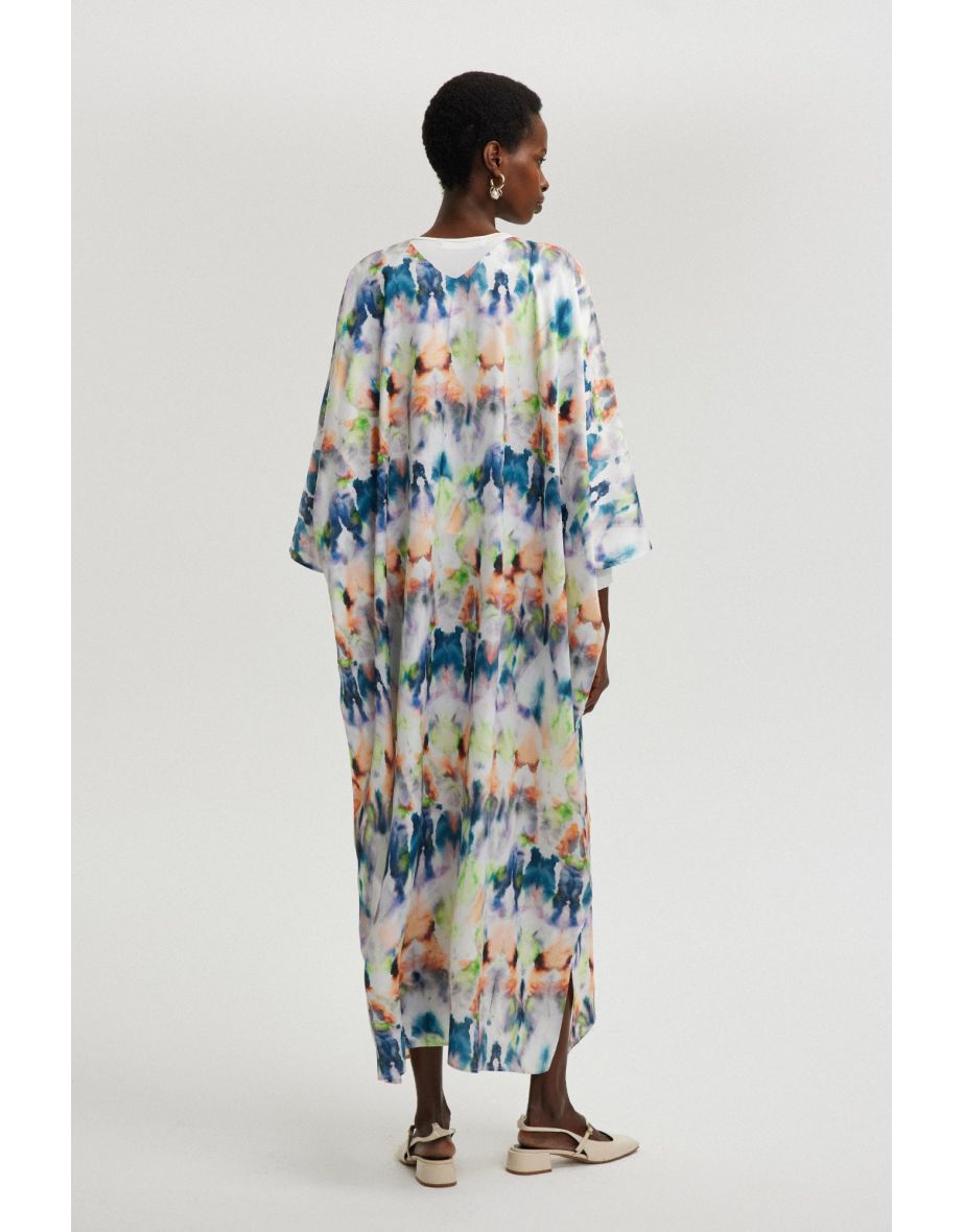 LOOSE FIT TIE-DYE DRESS - 4