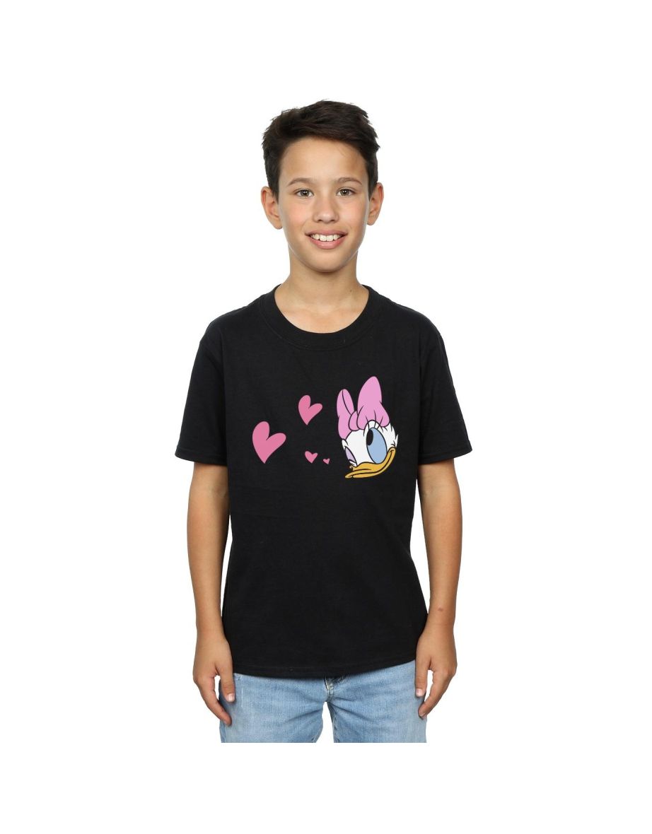 Shop Disney Boys Daisy Duck Kisses T Shirt Black Online in Bahrain VogaCloset
