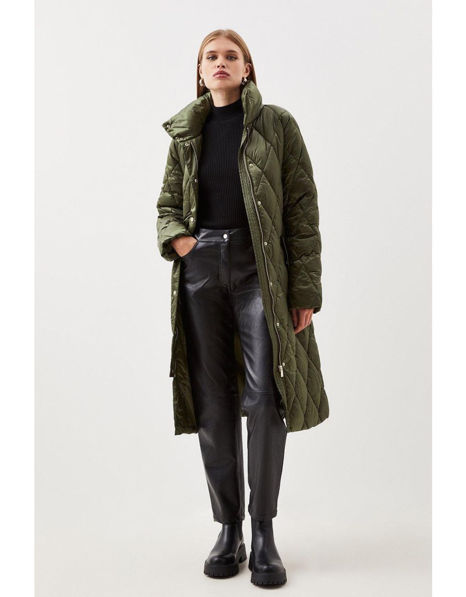 Longline belted jacket shop