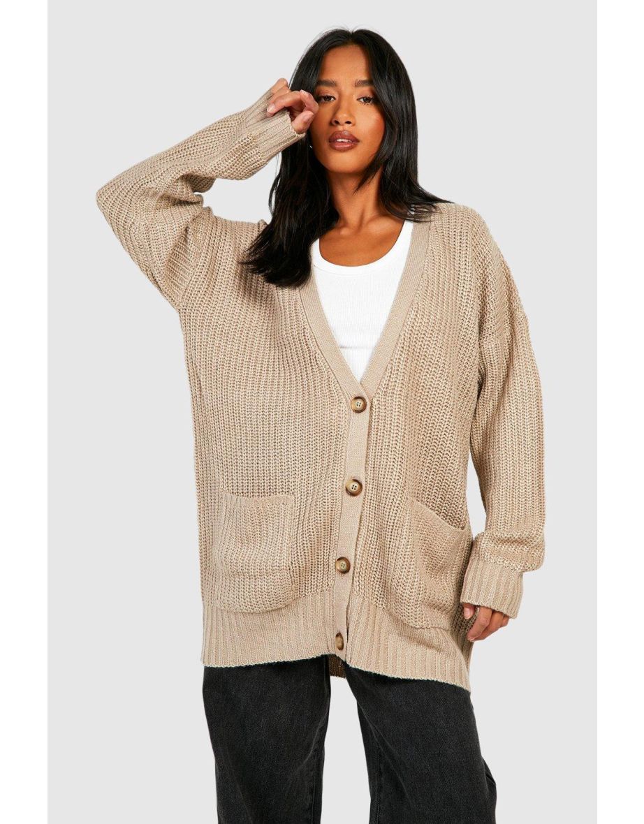 Petite oversized cardigan discount